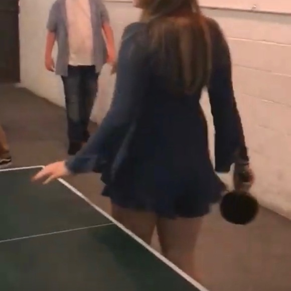 Flying Tomato navy blue embroidered flowers wrap romper - Picture 7 of 8